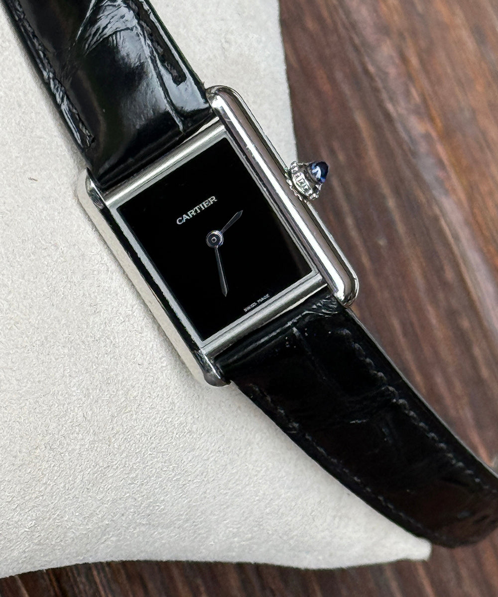Cartier - Tank - WSTA0071 - 29.5 x 22 mm - Must Black Dial small size
