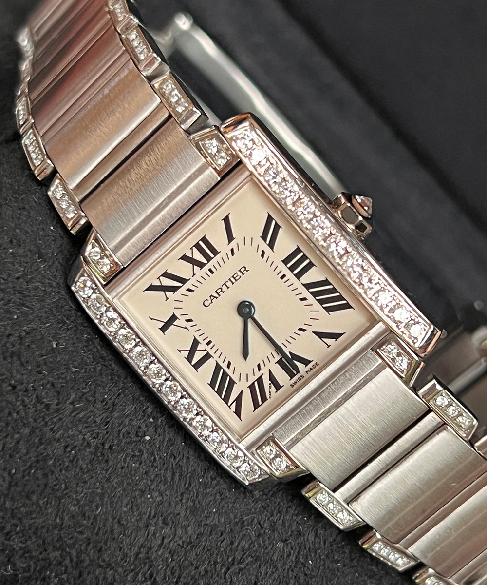 Cartier Tank Française - 2301 - 25 x 30 mm - 2005 - inkl. Original Box