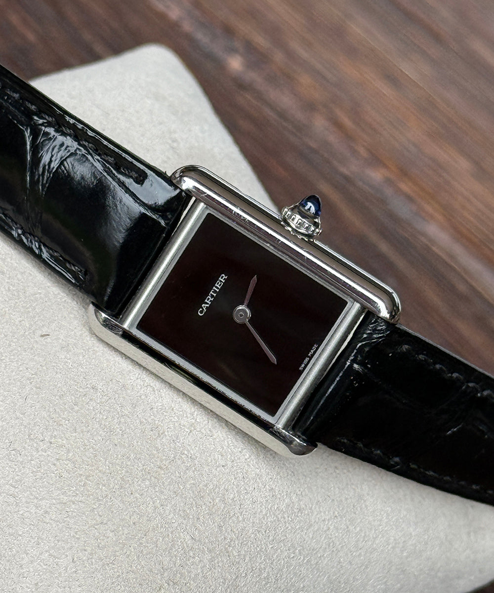 Cartier - Tank - WSTA0071 - 29.5 x 22 mm - Must Black Dial small size