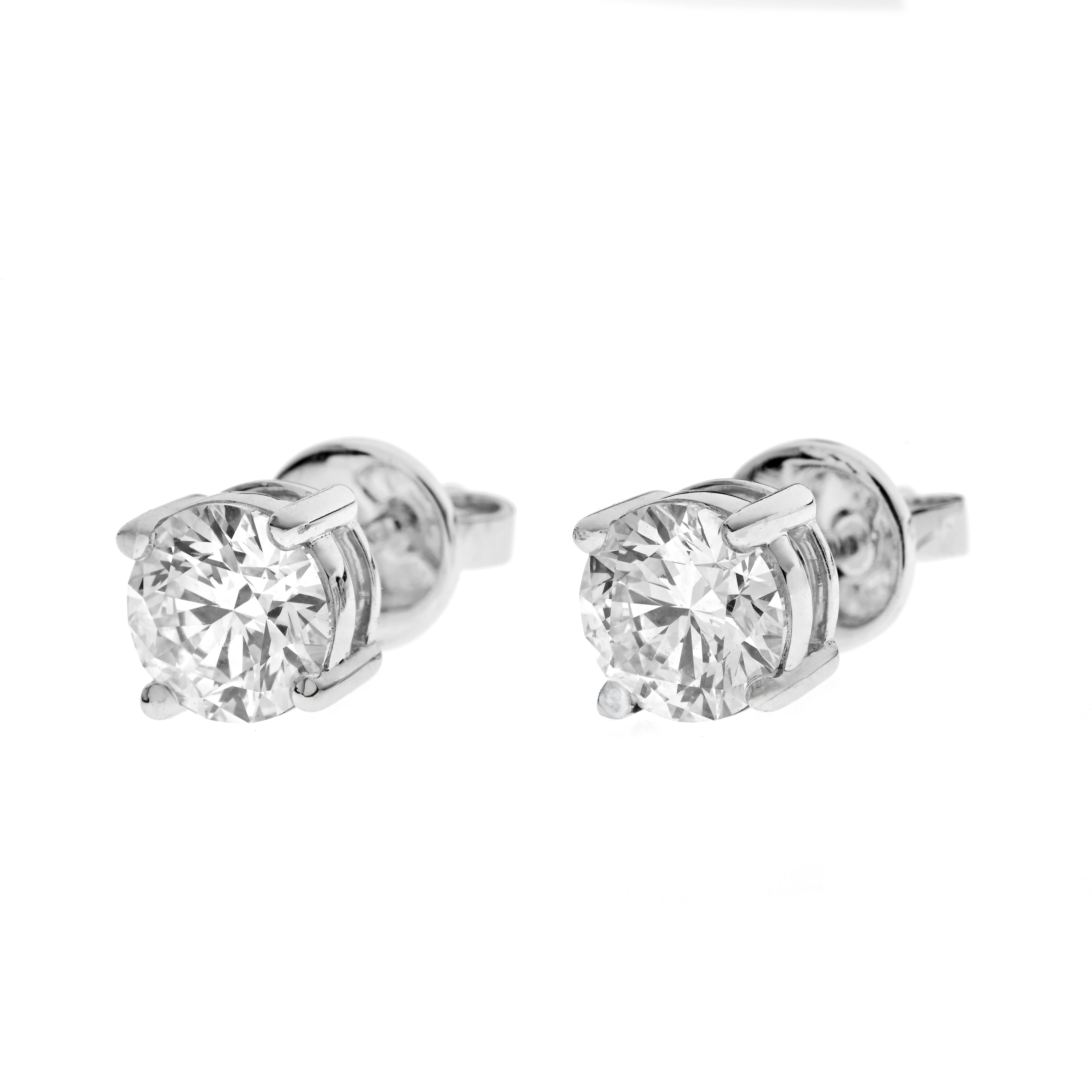 Diamant Ohrstecker, Diamond Earrings, Brilliant Cut, 2,0ct total