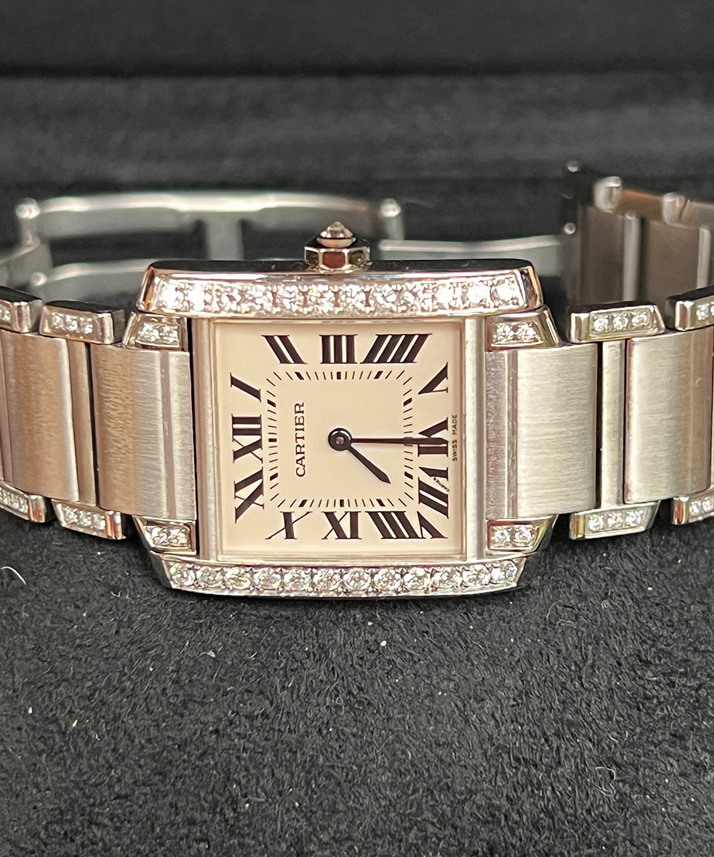 Cartier Tank Française - 2301 - 25 x 30 mm - 2005 - inkl. Original Box