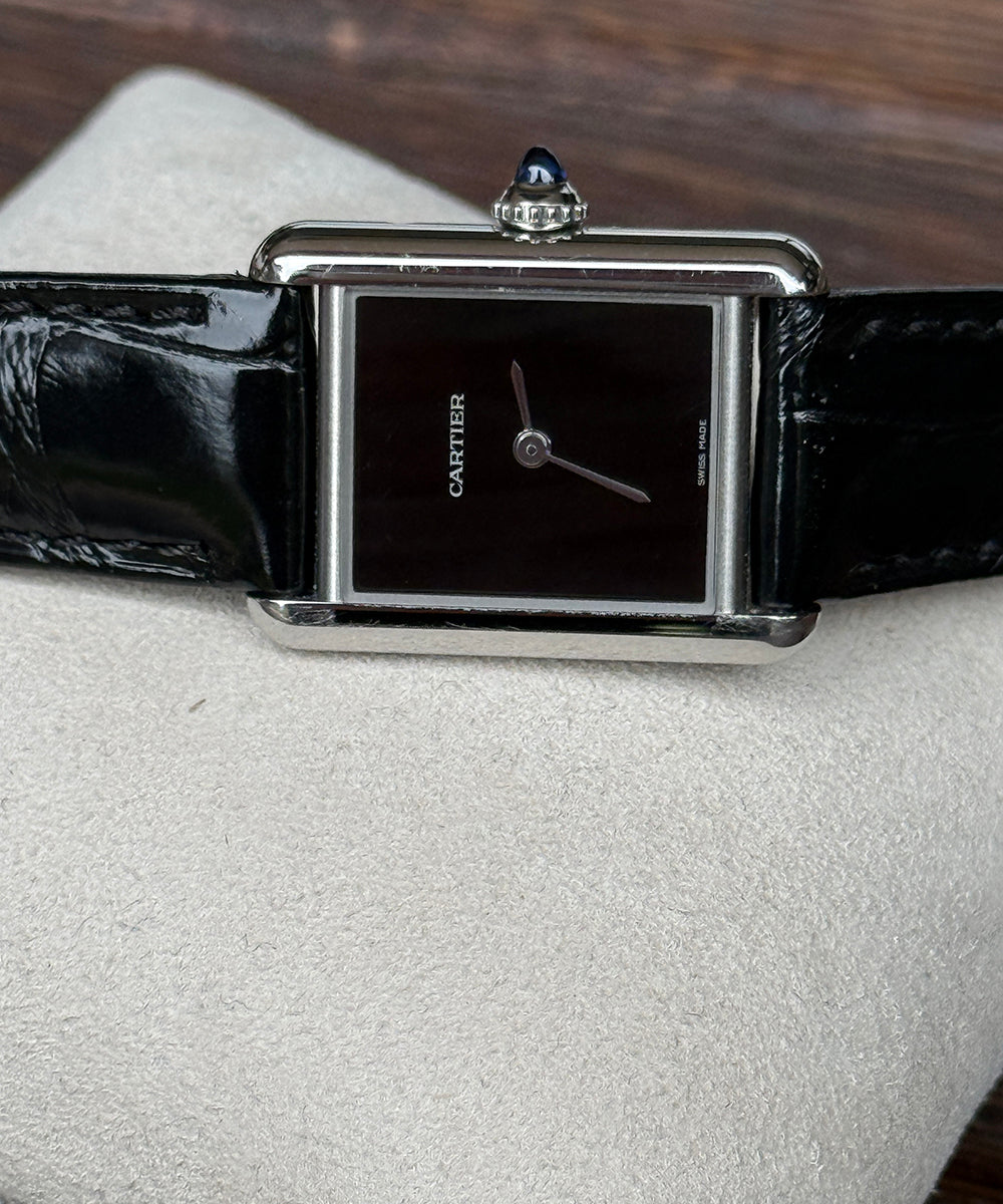 Cartier - Tank - WSTA0071 - 29.5 x 22 mm - Must Black Dial small size