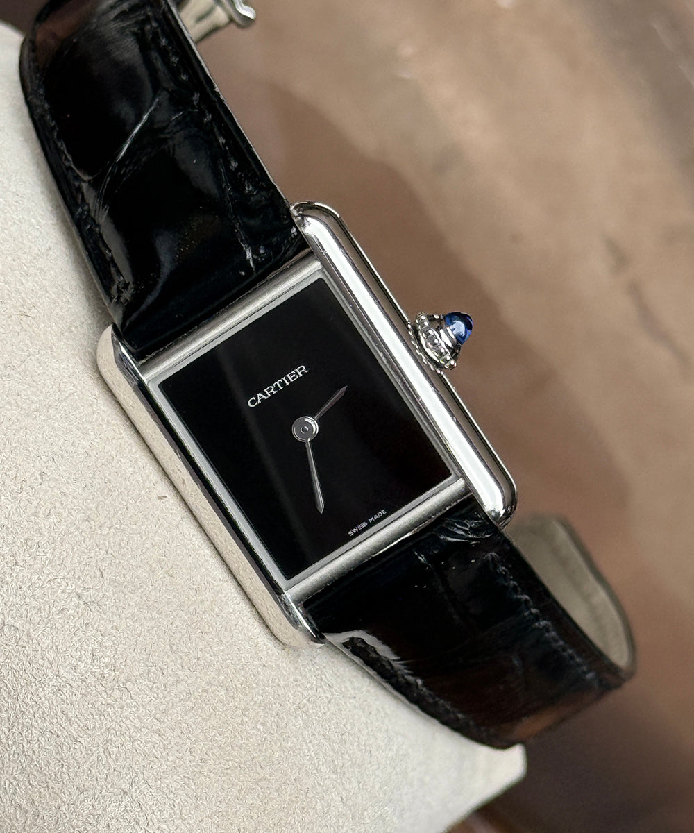 Cartier - Tank - WSTA0071 - 29.5 x 22 mm - Must Black Dial small size