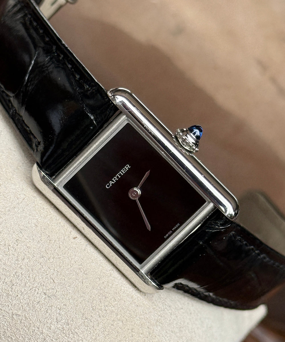 Cartier - Tank - WSTA0071 - 29.5 x 22 mm - Must Black Dial small size