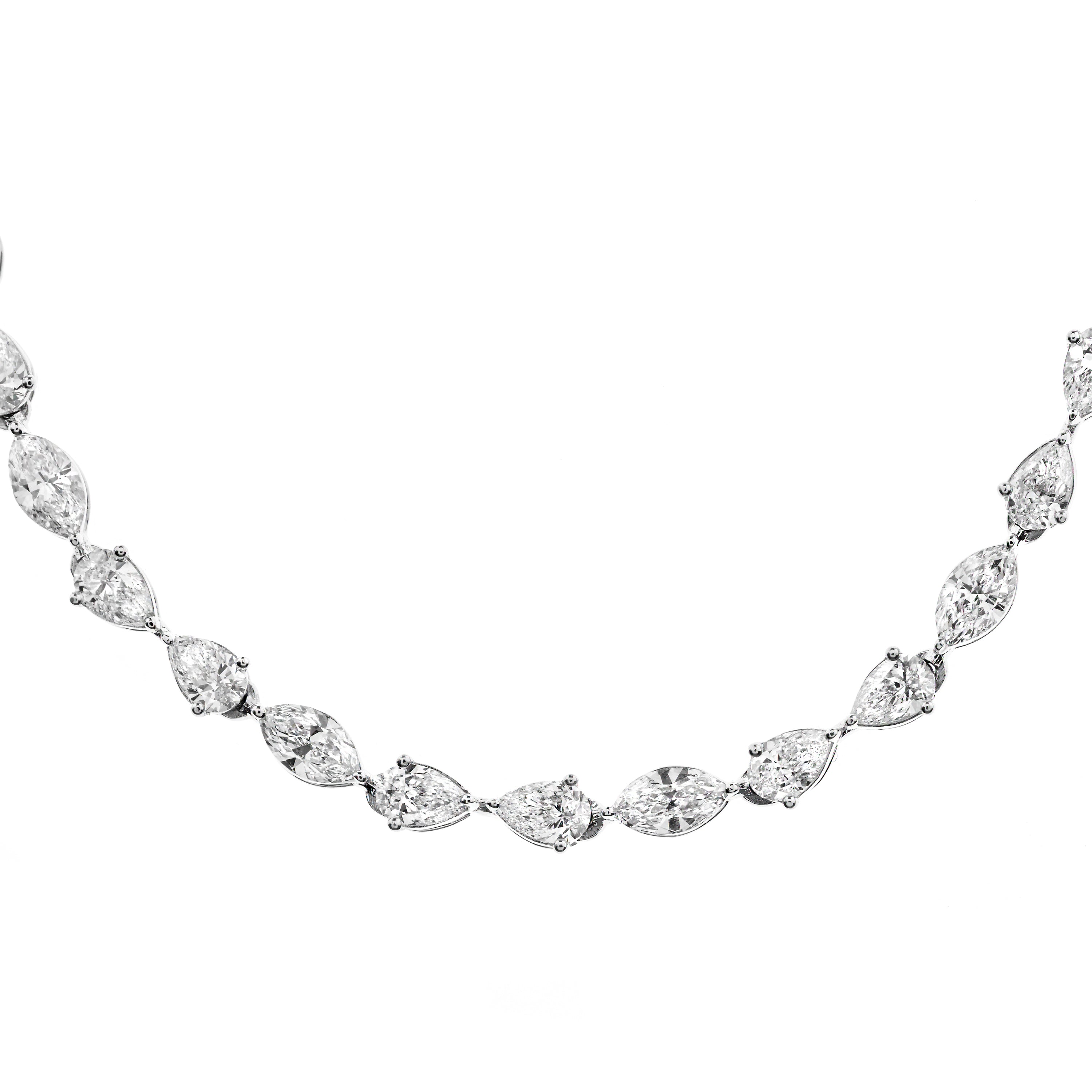Diamant Collier, Diamant Halskette, Diamond Necklace, Fancy Cut