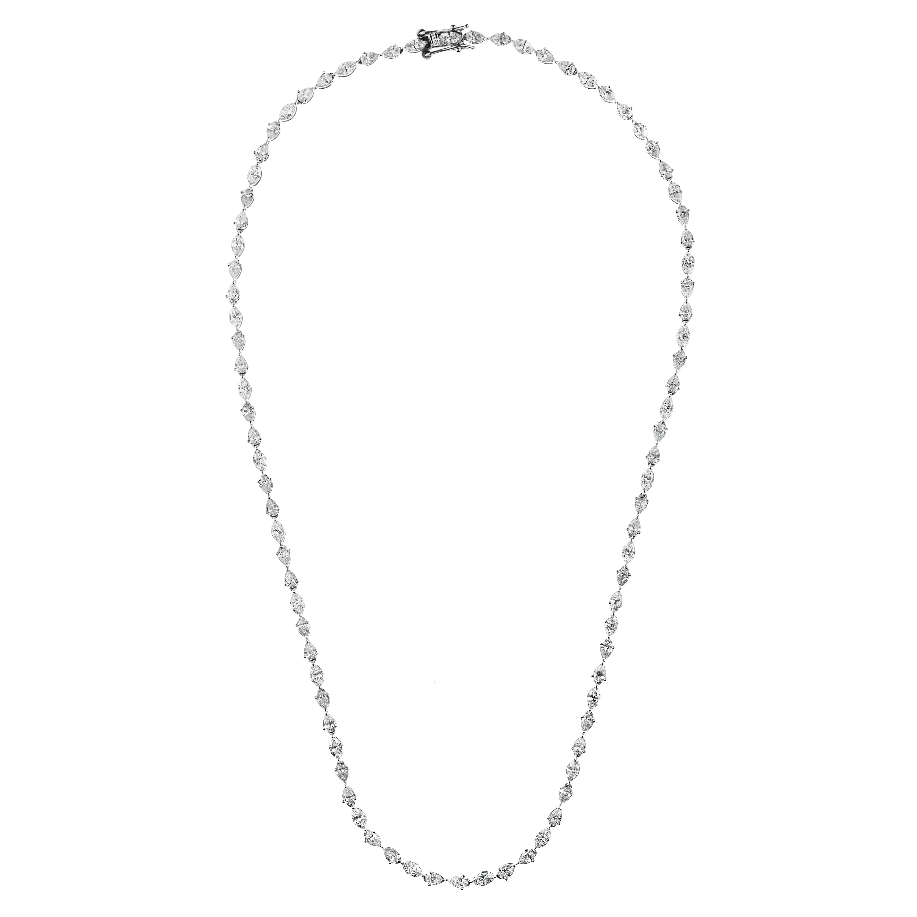 Diamant Collier, Diamant Halskette, Diamond Necklace, Fancy Cut