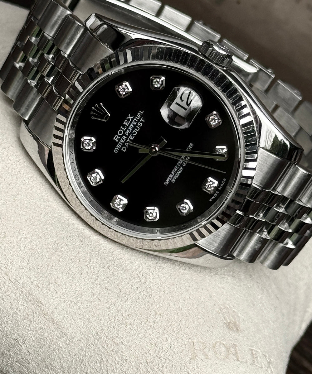 Rolex - Datejust 36 - 116234 - 36 mm - black diamond dial