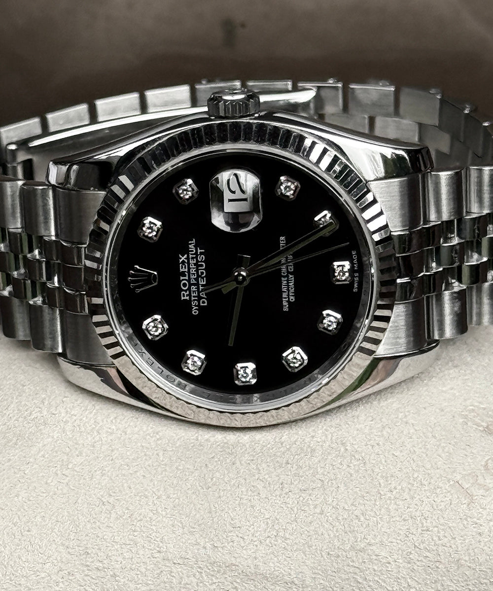 Rolex - Datejust 36 - 116234 - 36 mm - black diamond dial