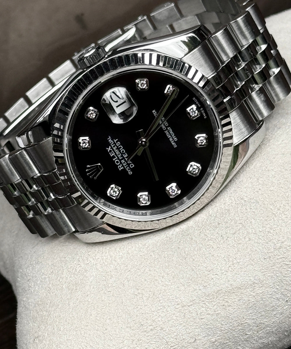 Rolex - Datejust 36 - 116234 - 36 mm - black diamond dial