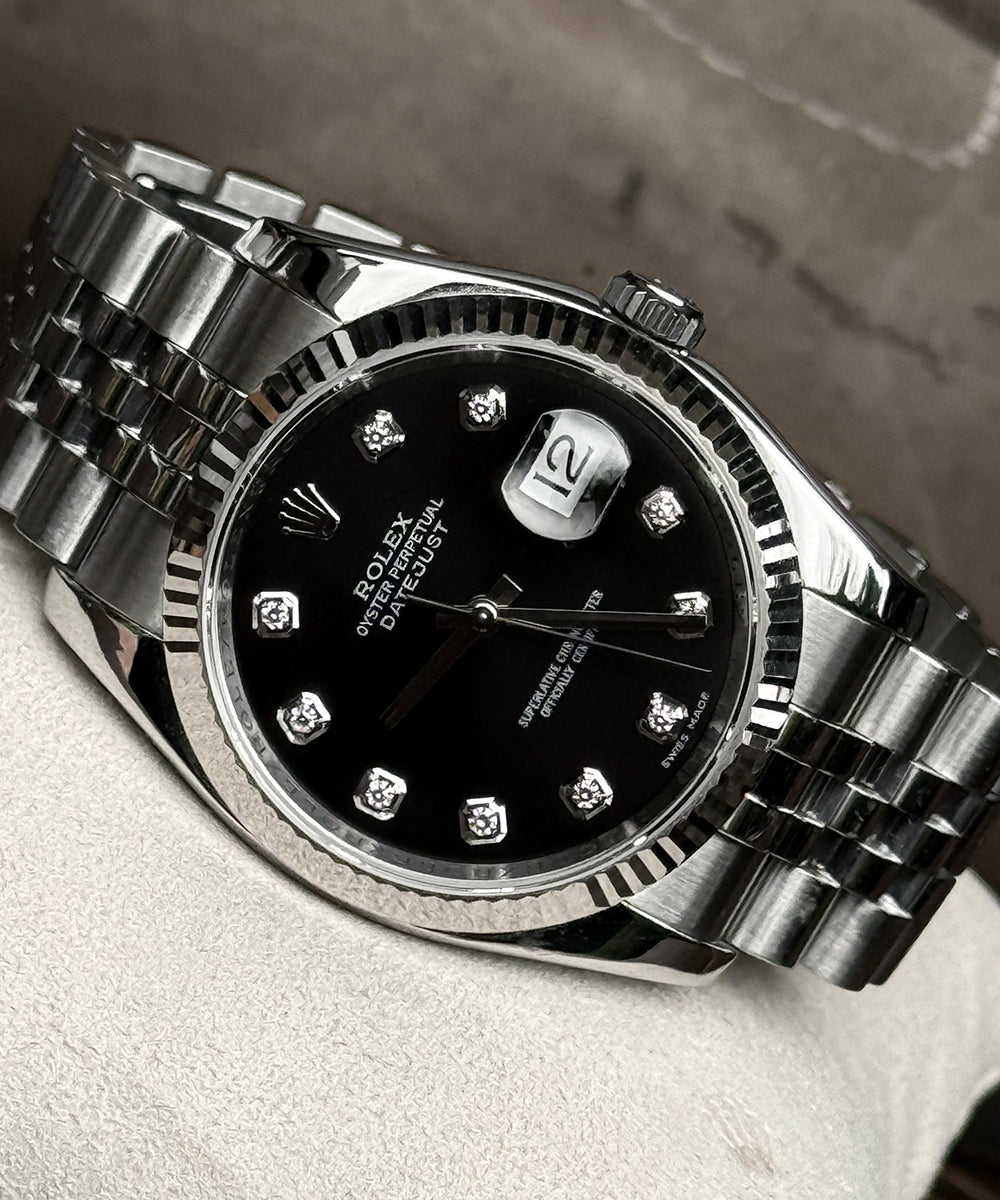 Rolex - Datejust 36 - 116234 - 36 mm - black diamond dial