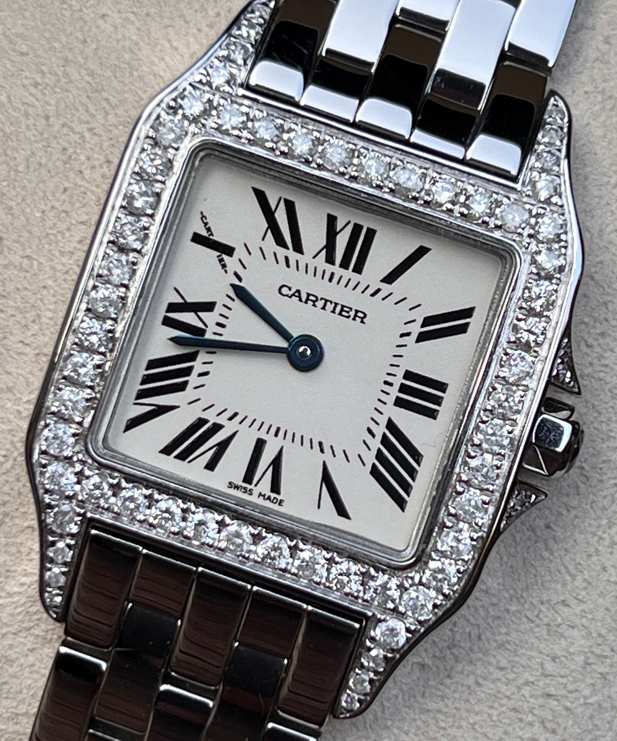 Cartier - Santos Demoiselle - 2701 (Santos Diamond) - 26 mm