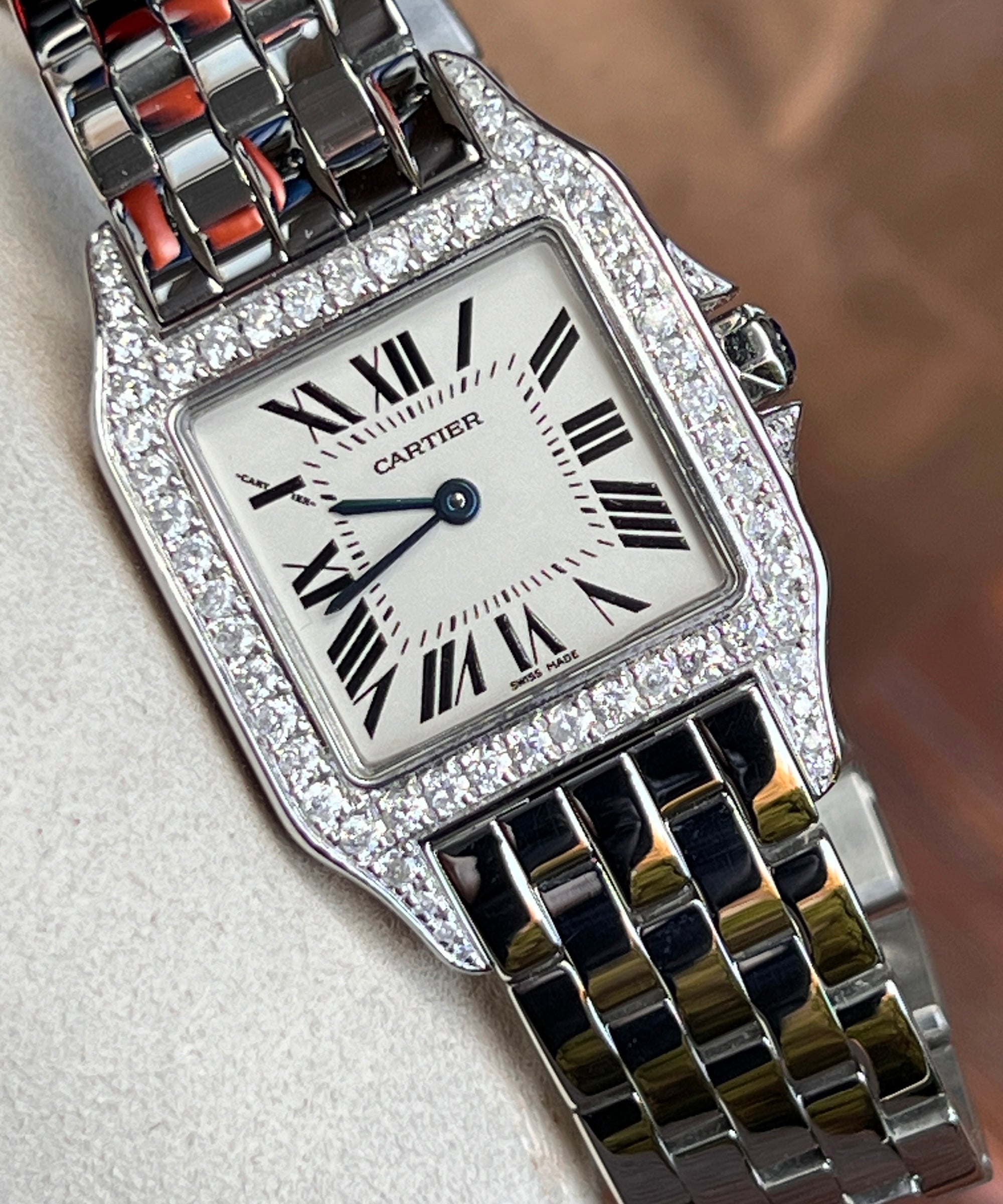 Cartier - Santos Demoiselle - 2701 (Santos Diamond) - 26 mm