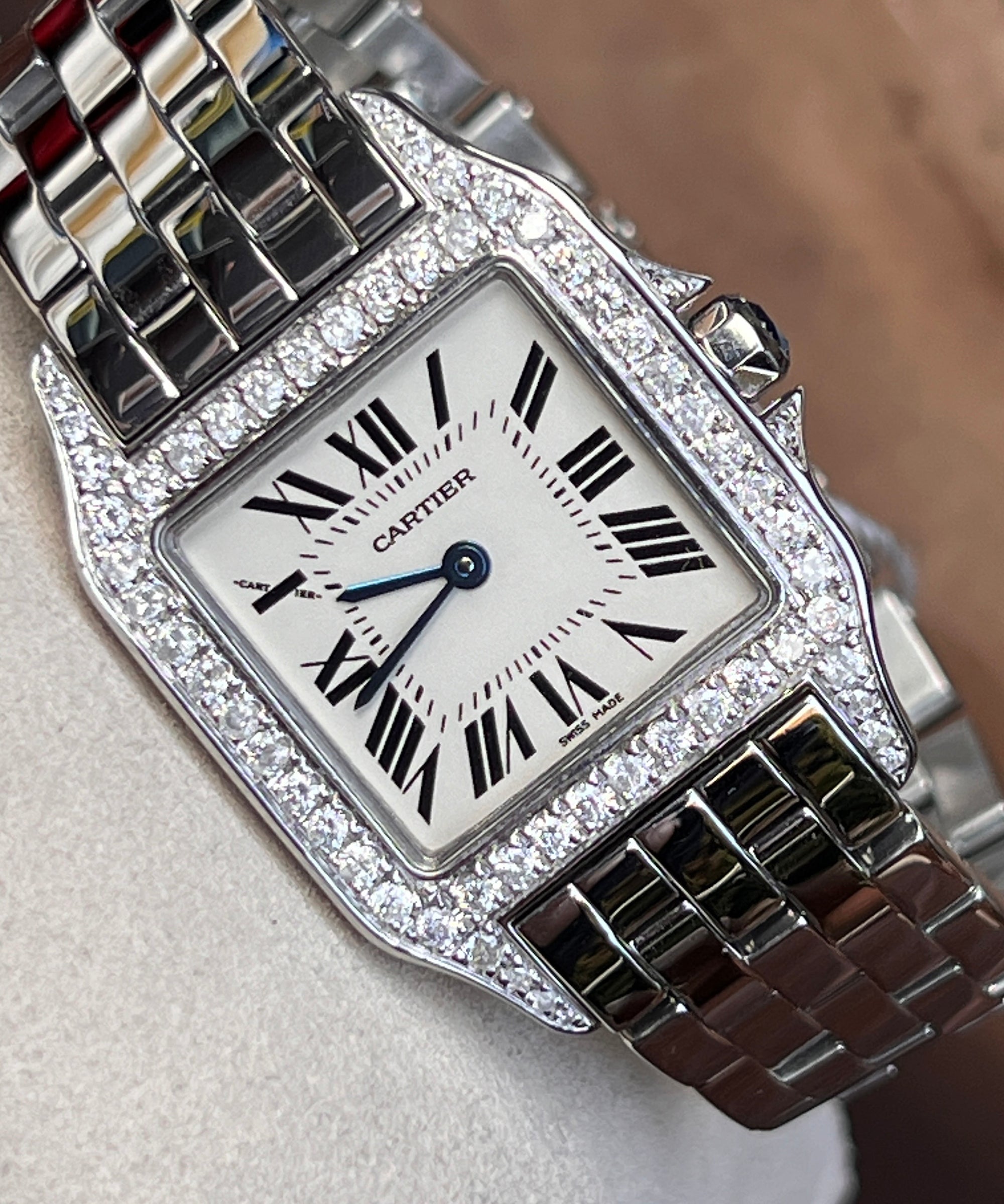 Cartier - Santos Demoiselle - 2701 (Santos Diamond) - 26 mm