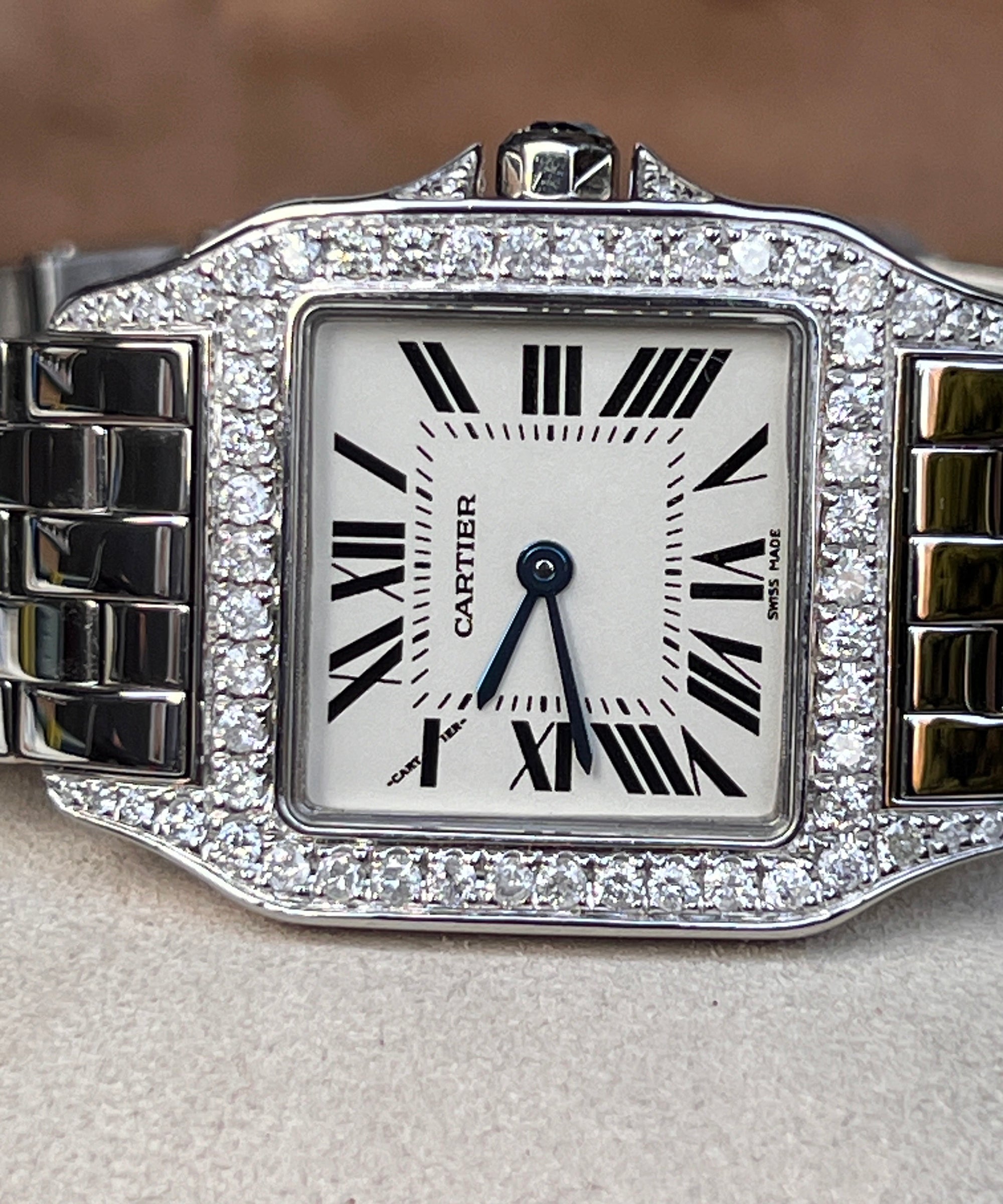 Cartier - Santos Demoiselle - 2701 (Santos Diamond) - 26 mm
