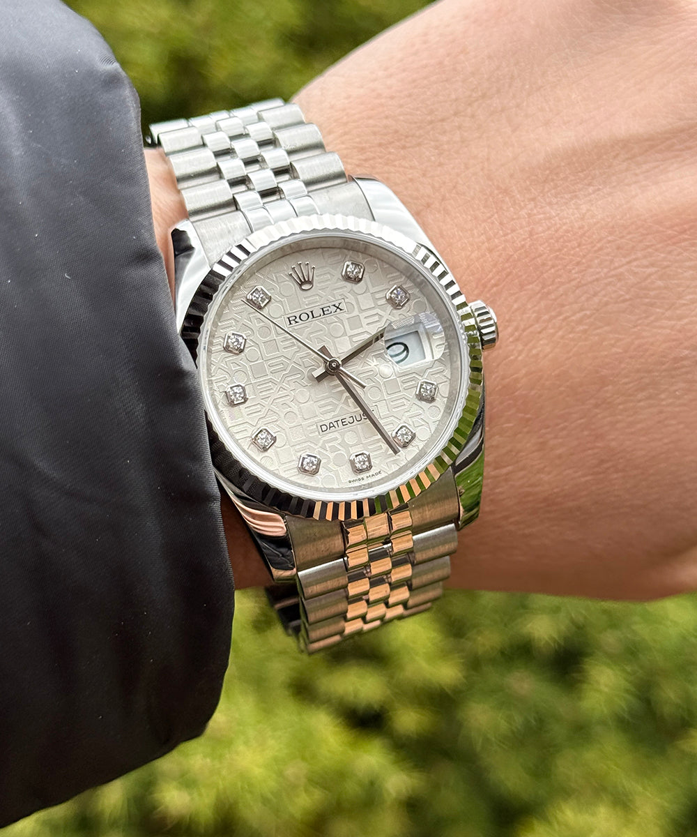 Rolex - Datejust 36 - 116234 - 36 mm - diamond dial top condition