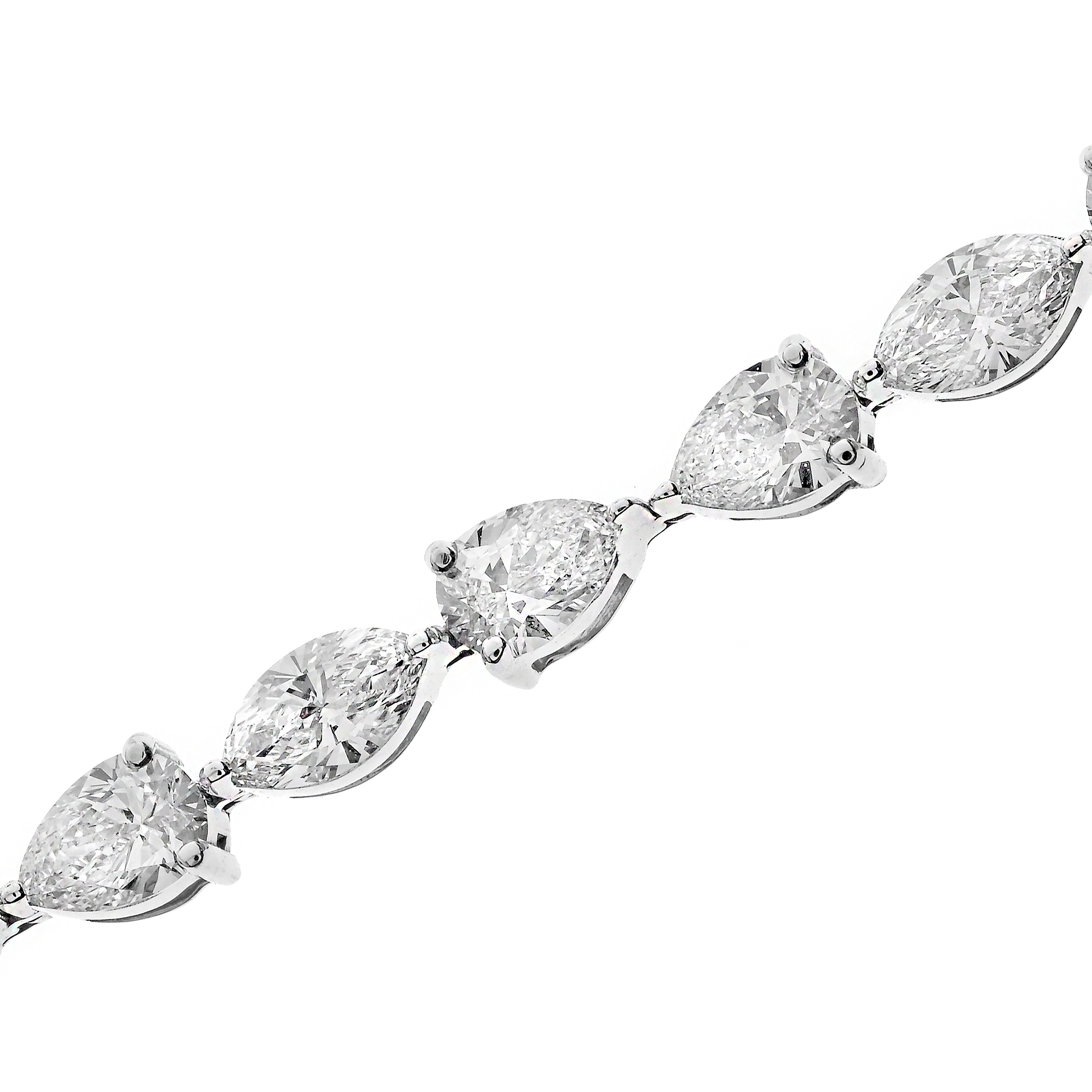 Diamant Armband, Diamond Bracelet, Fancy Cut 6ct