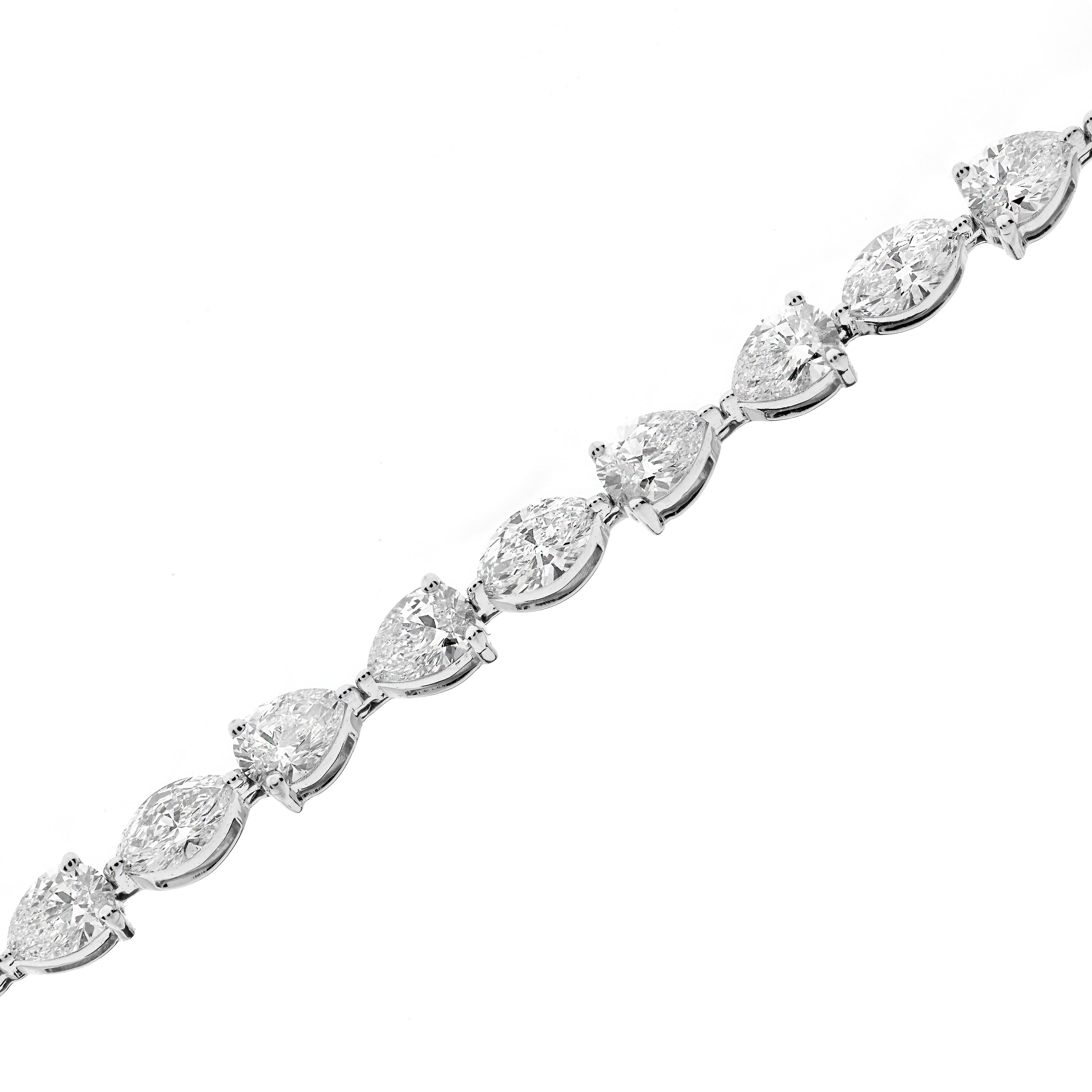 Diamant Armband, Diamond Bracelet, Fancy Cut 6ct