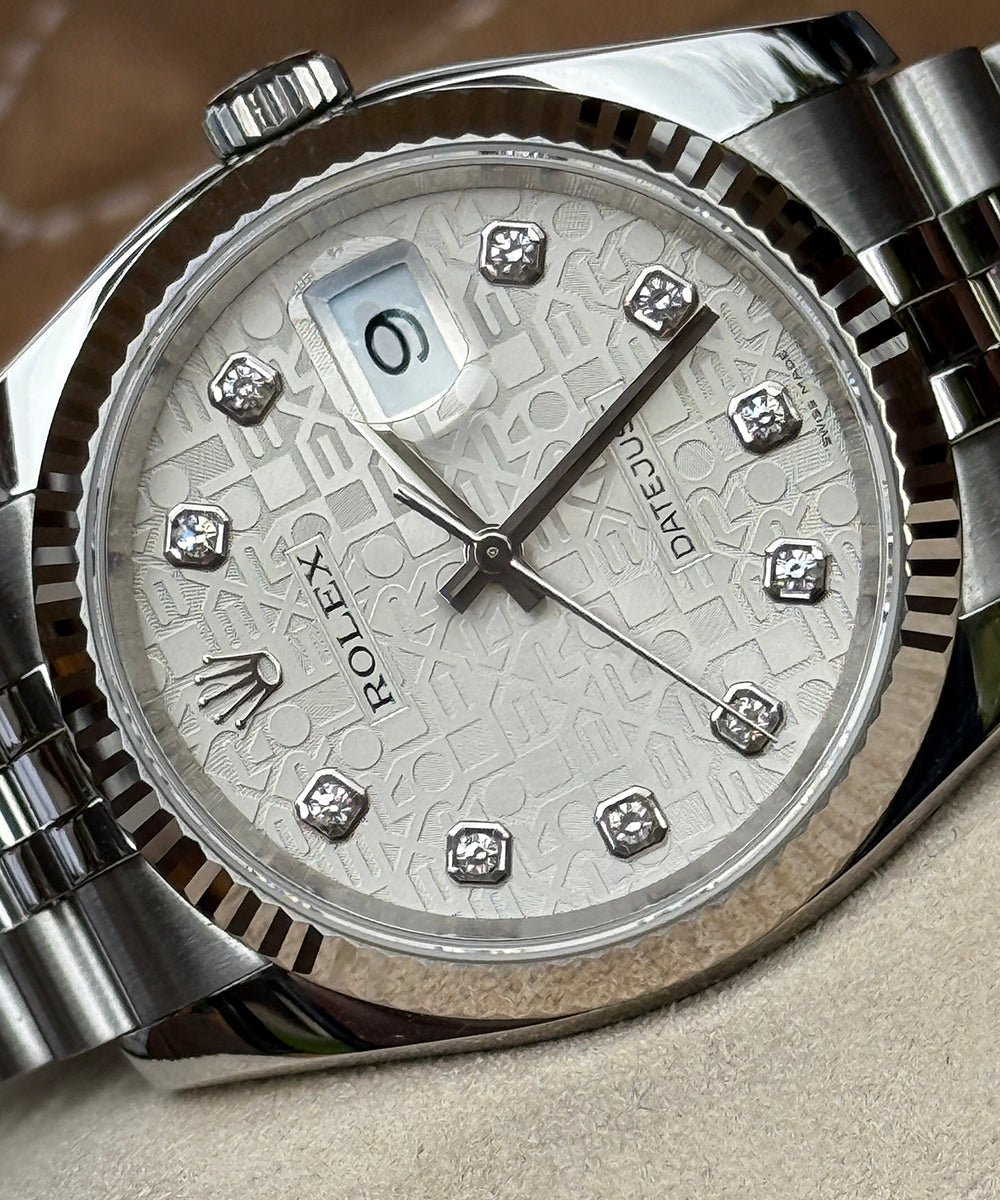 Rolex - Datejust 36 - 116234 - 36 mm - diamond dial top condition