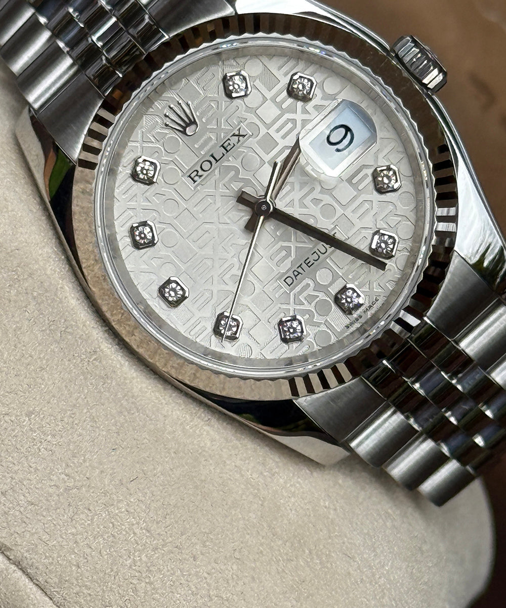Rolex - Datejust 36 - 116234 - 36 mm - diamond dial top condition