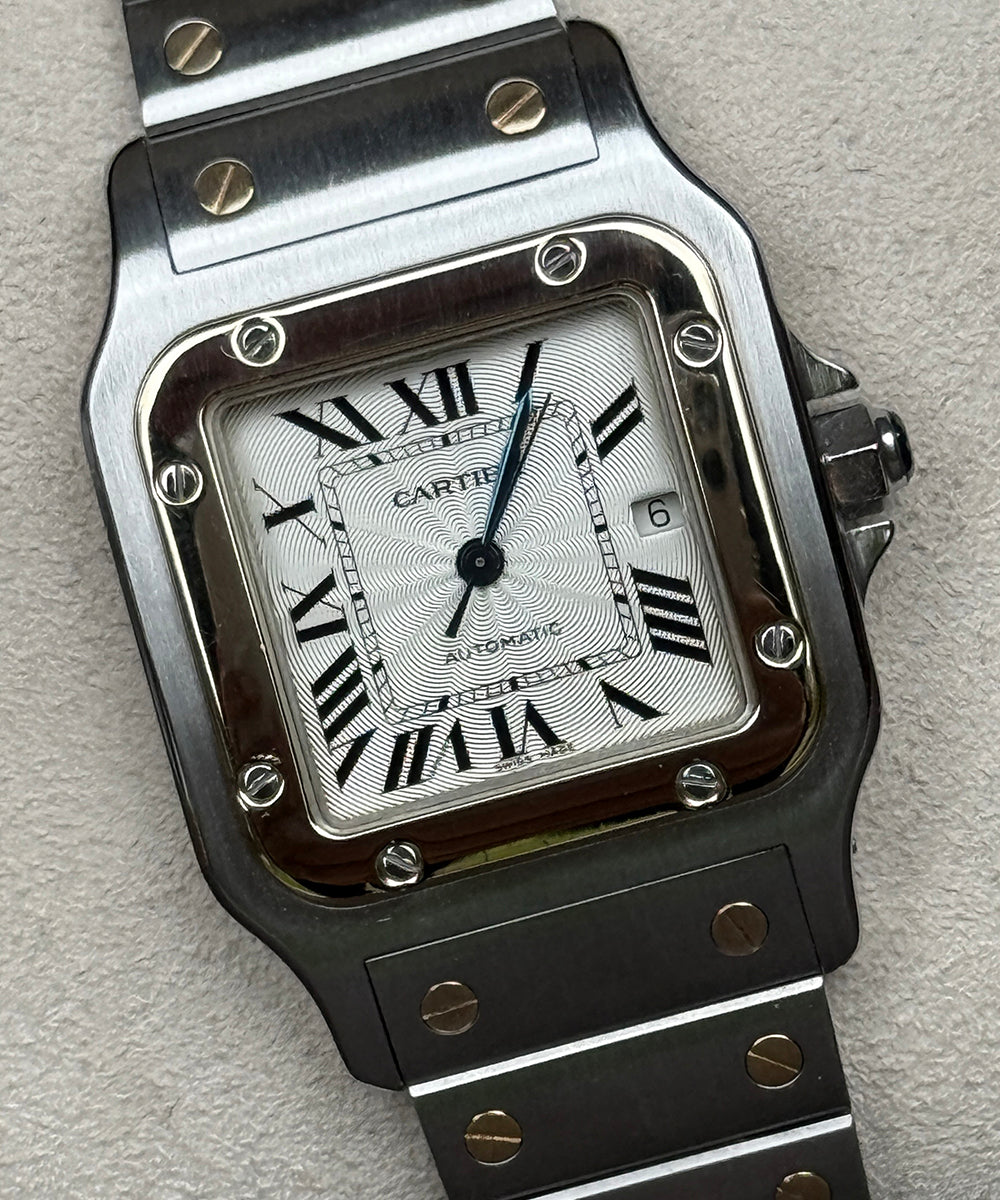 Cartier - Santos Galbée - 2319 - 29 x 41 mm - steel-gold automatic