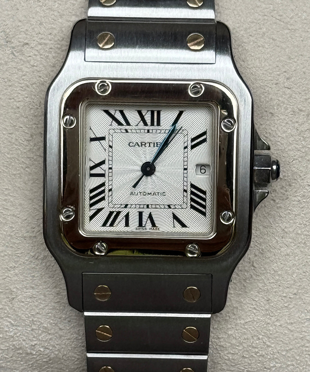 Cartier - Santos Galbée - 2319 - 29 x 41 mm - steel-gold automatic