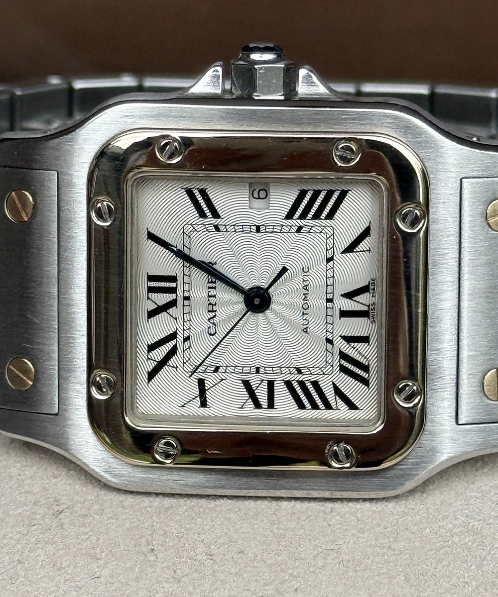 Cartier - Santos Galbée - 2319 - 29 x 41 mm - steel-gold automatic