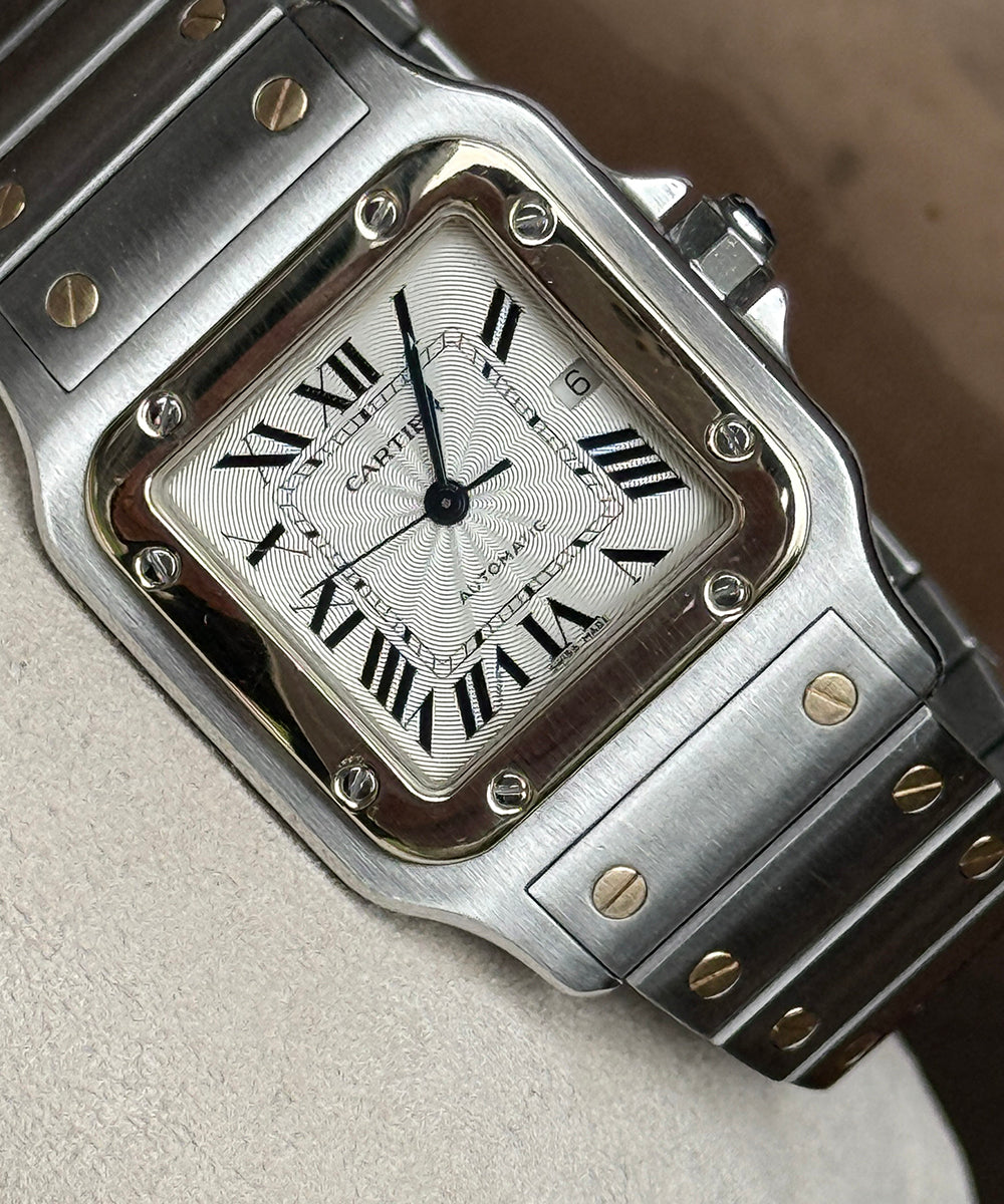 Cartier - Santos Galbée - 2319 - 29 x 41 mm - steel-gold automatic