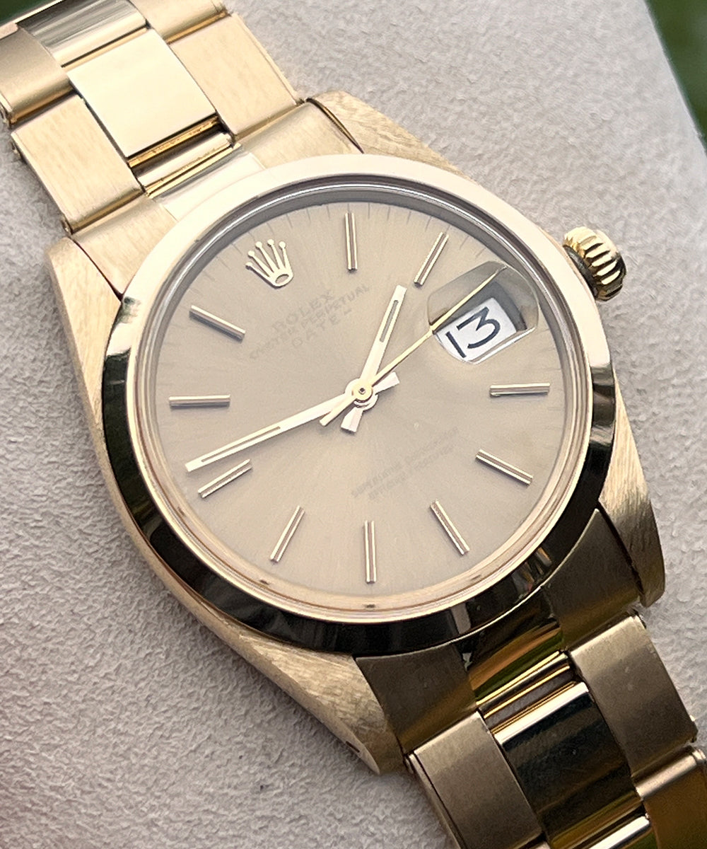 Rolex Oyster Perpetual Date - 1500 - (Oyster Perpetual Vintage) - 34 mm- 1975 - inkl. Orig. Box