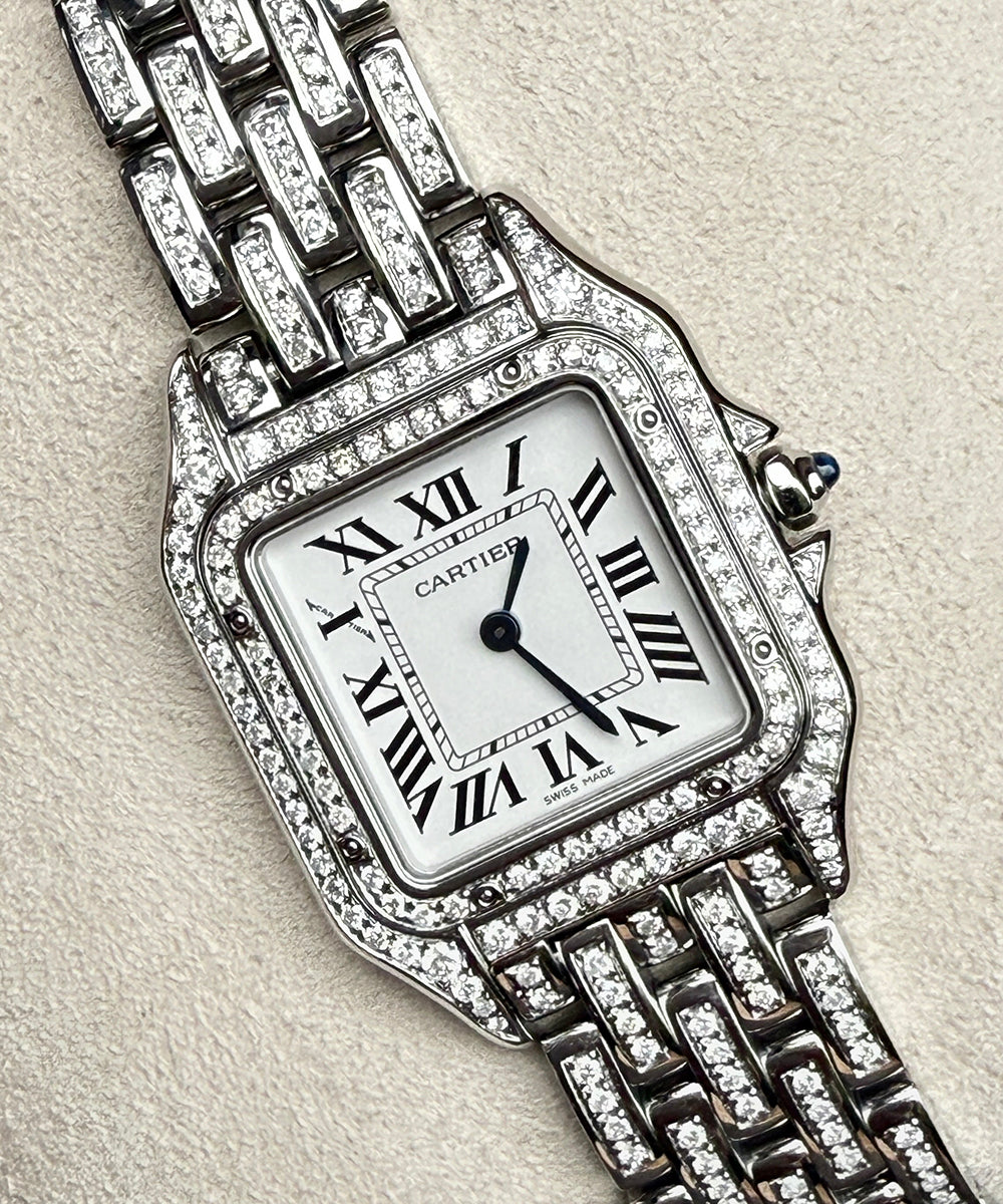 Cartier - Panthère - WSPN0007 (Iced Out) - 27 x 37 mm - iced out full diamonds