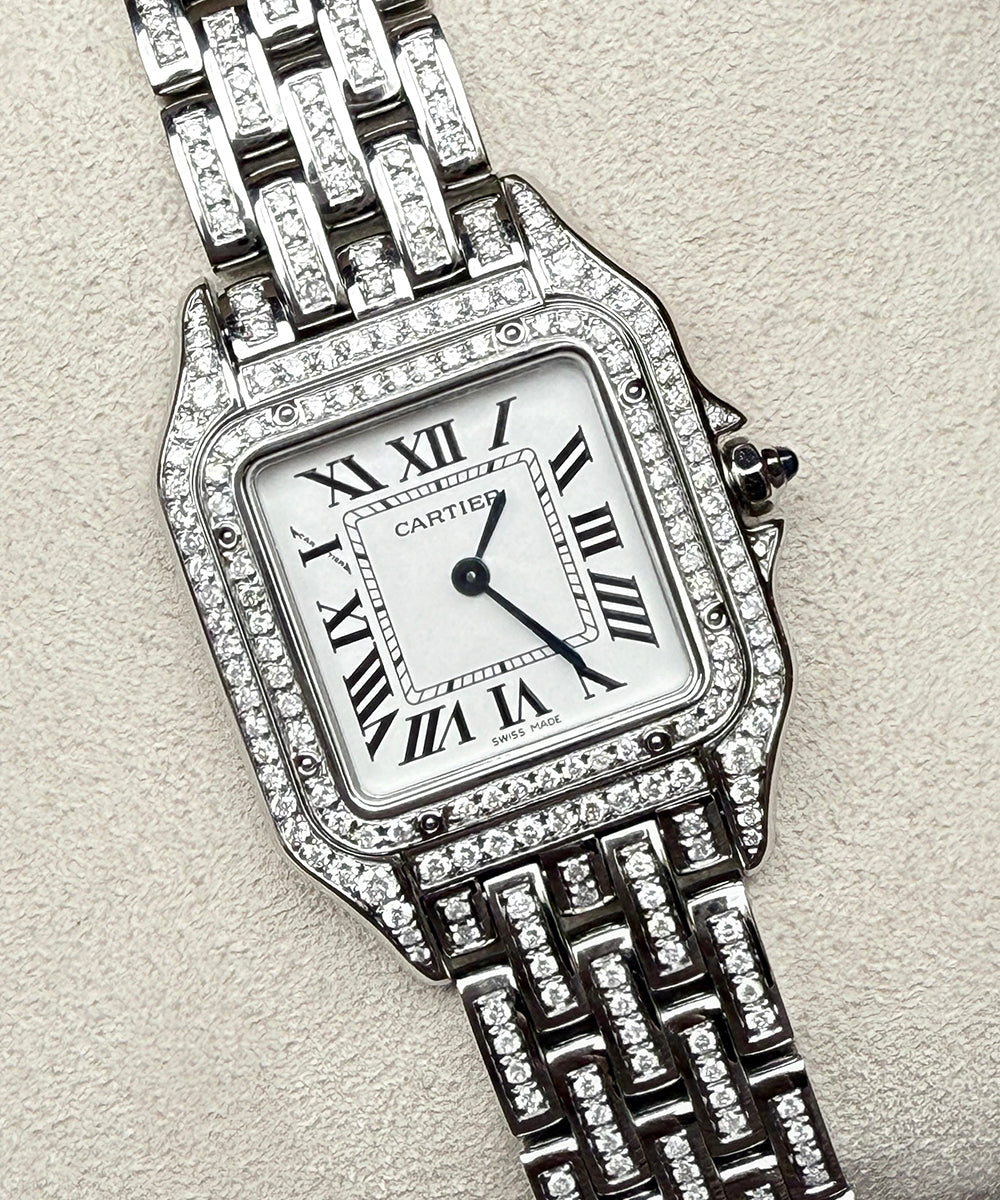 Cartier - Panthère - WSPN0007 (Iced Out) - 27 x 37 mm - iced out full diamonds