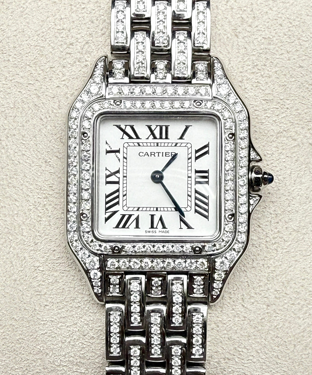 Cartier - Panthère - WSPN0007 (Iced Out) - 27 x 37 mm - iced out full diamonds
