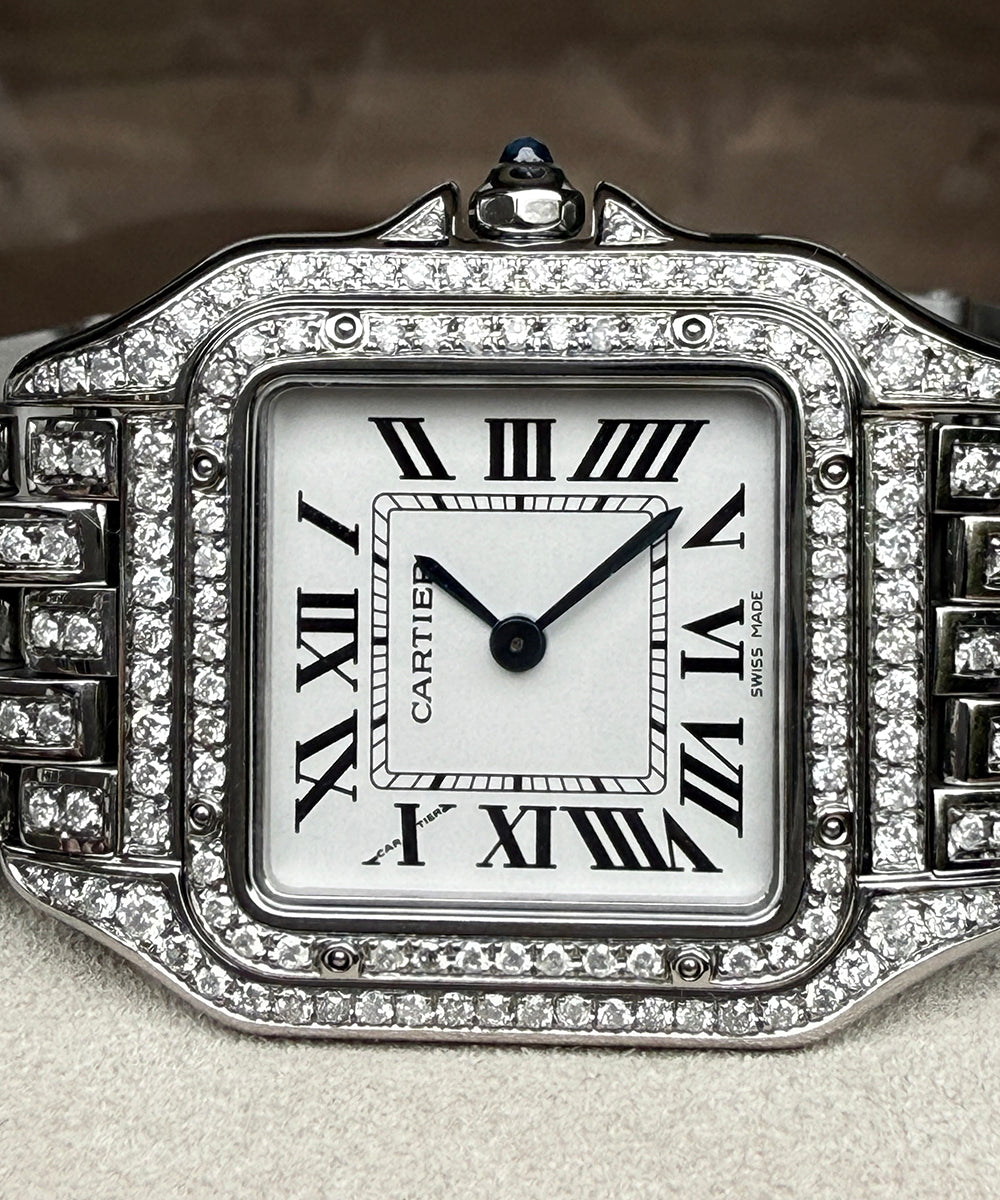 Cartier - Panthère - WSPN0007 (Iced Out) - 27 x 37 mm - iced out full diamonds