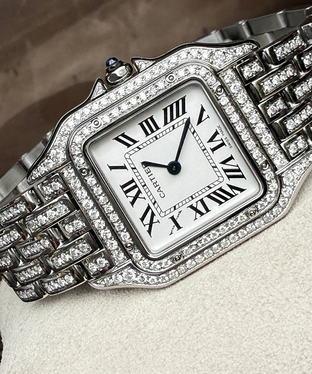 Cartier - Panthère - WSPN0007 (Iced Out) - 27 x 37 mm - iced out full diamonds