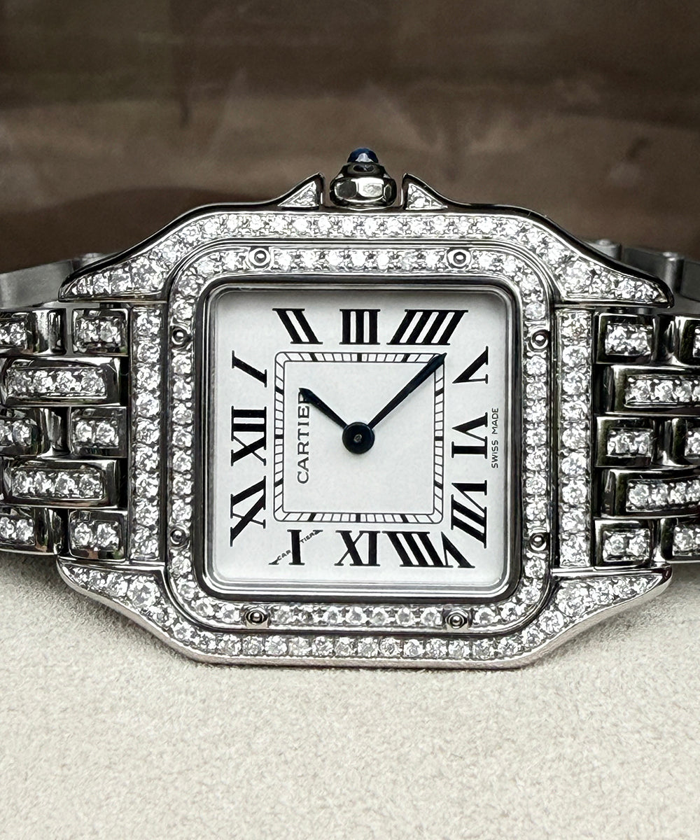 Cartier - Panthère - WSPN0007 (Iced Out) - 27 x 37 mm - iced out full diamonds