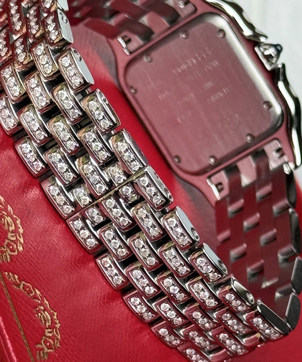 Cartier Panthère -	WSPN0007 (Iced Out) - Full Diamond Setting - Top Condition