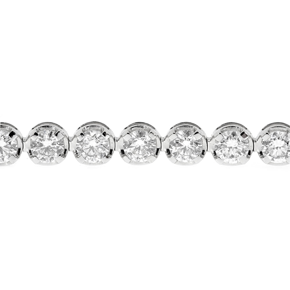 Tennis bracelet, diamond bracelet brilliant cut 8.40Ct