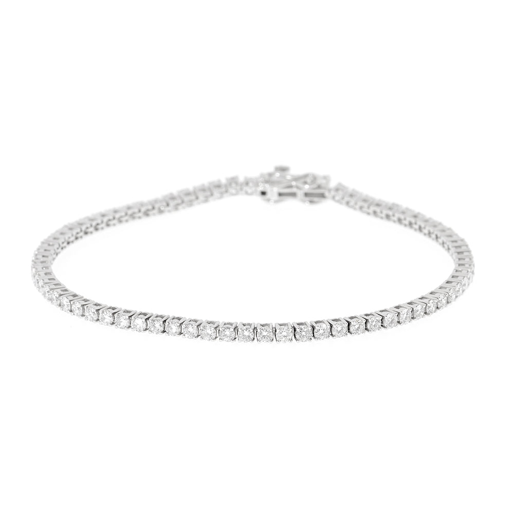 Tennis Bracelet, Diamond Bracelet, Brilliant Cut, 3.0Ct