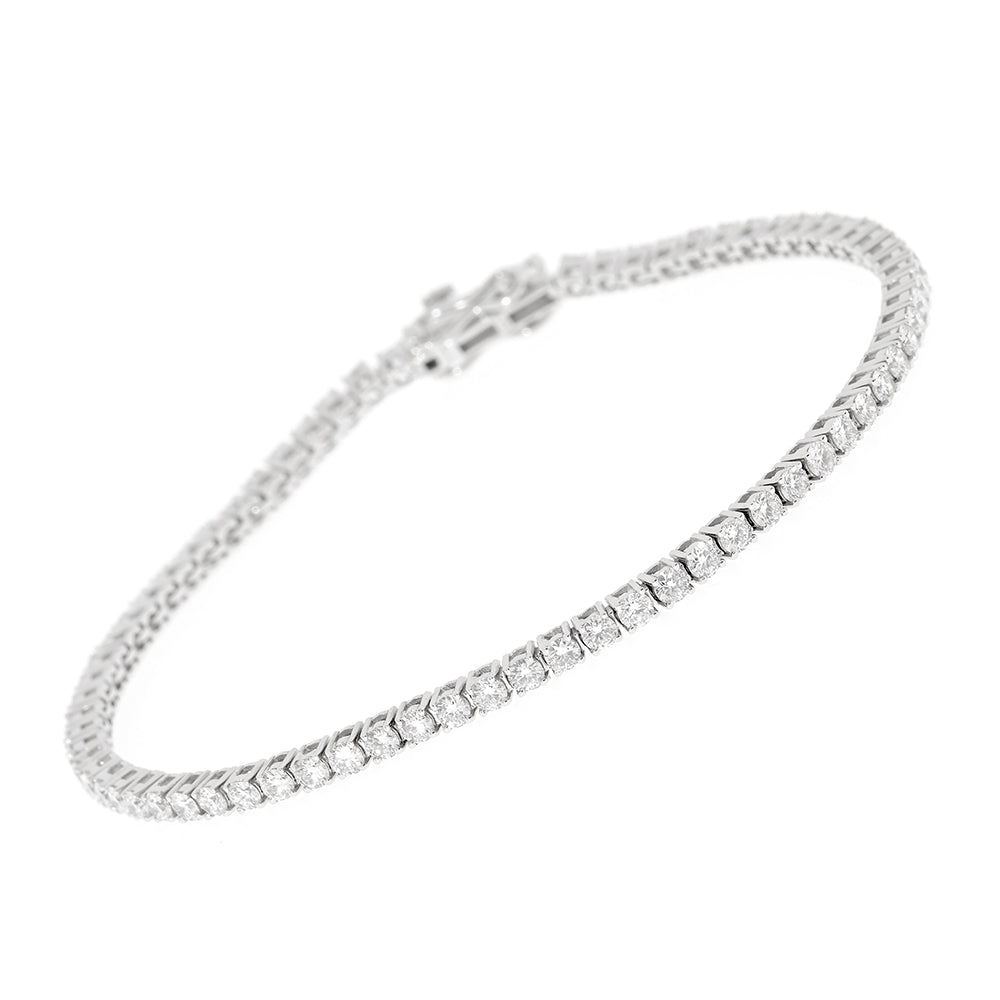 Tennis Armband, Diamant Armband, 3,0ct, Tennis Bracelet, Diamond Bracelet, Brilliant Cut - Labgrown