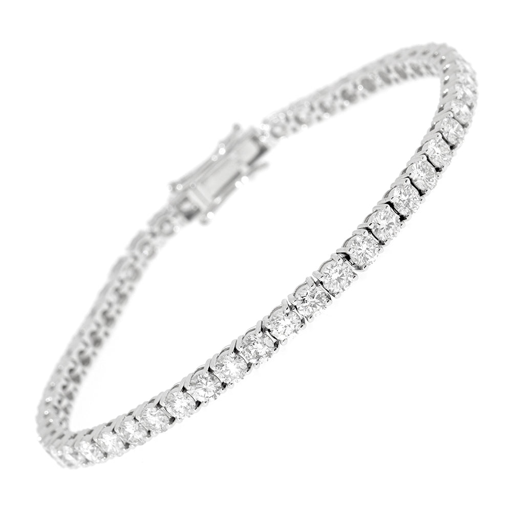 Tennis Armband, Diamant Armband, 6,0Ct, Tennis Bracelet, Diamond Bracelet, Brilliant Cut - Labgrown