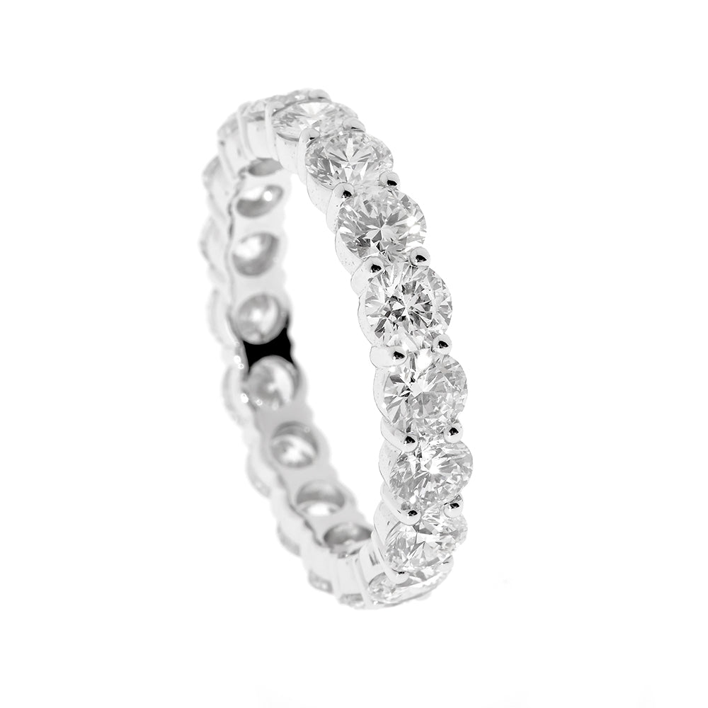 Diamantring, 3,0ct, Eternity Ring, Memory Ring, Brilliant Cut - Labgrown