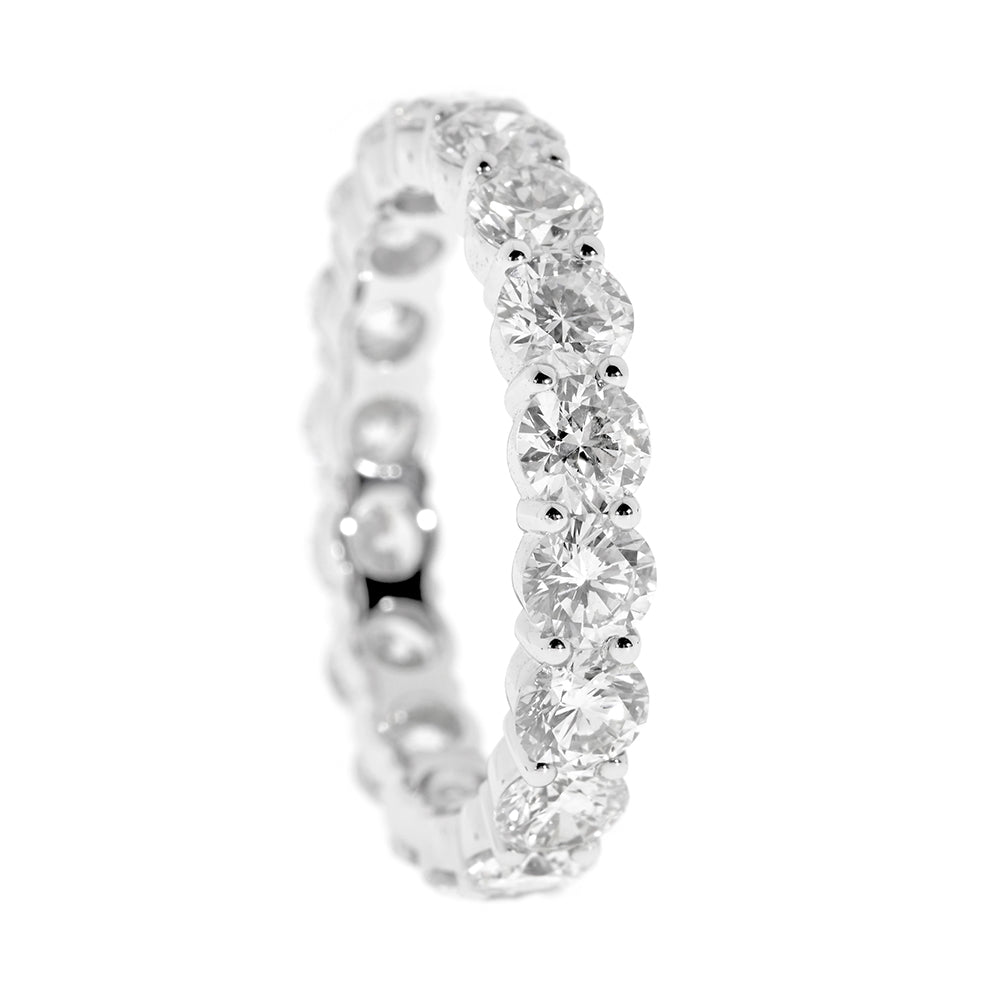 Diamantring, 3,0ct, Eternity Ring, Memory Ring, Brilliant Cut - Labgrown