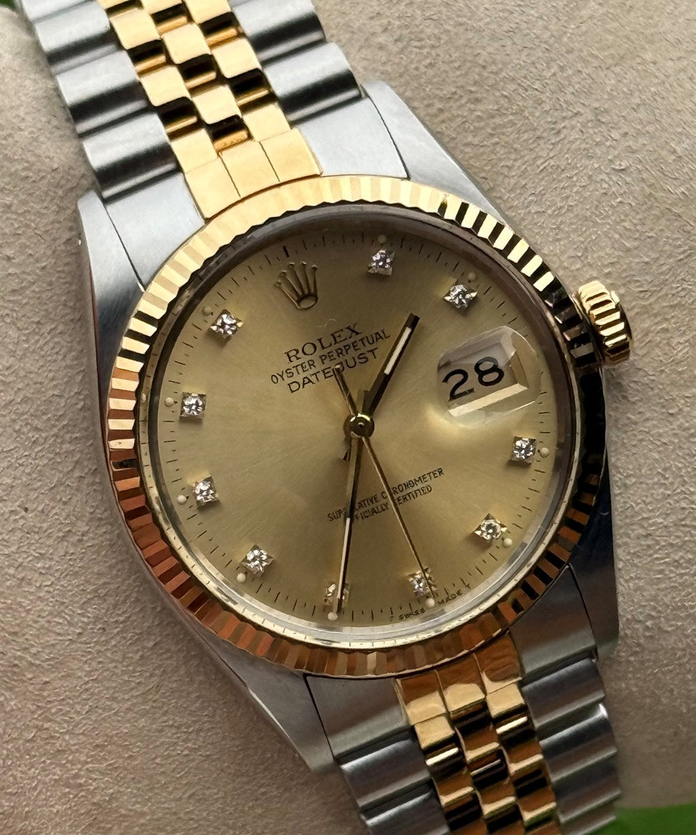 Rolex Datejust 36 - 16013 - 36 mm - Gold