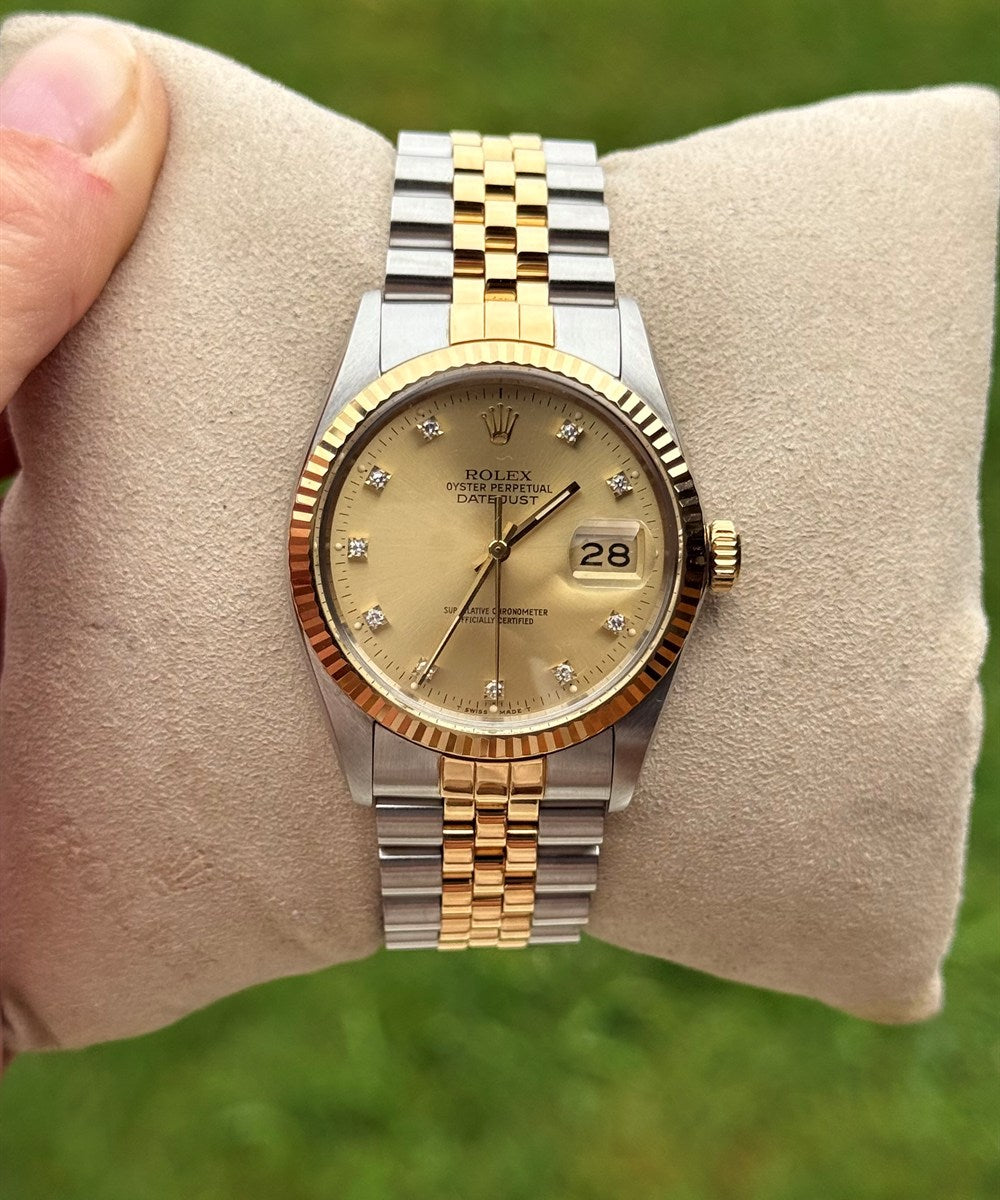 Rolex Datejust 36 - 16013 - 36 mm - Gold