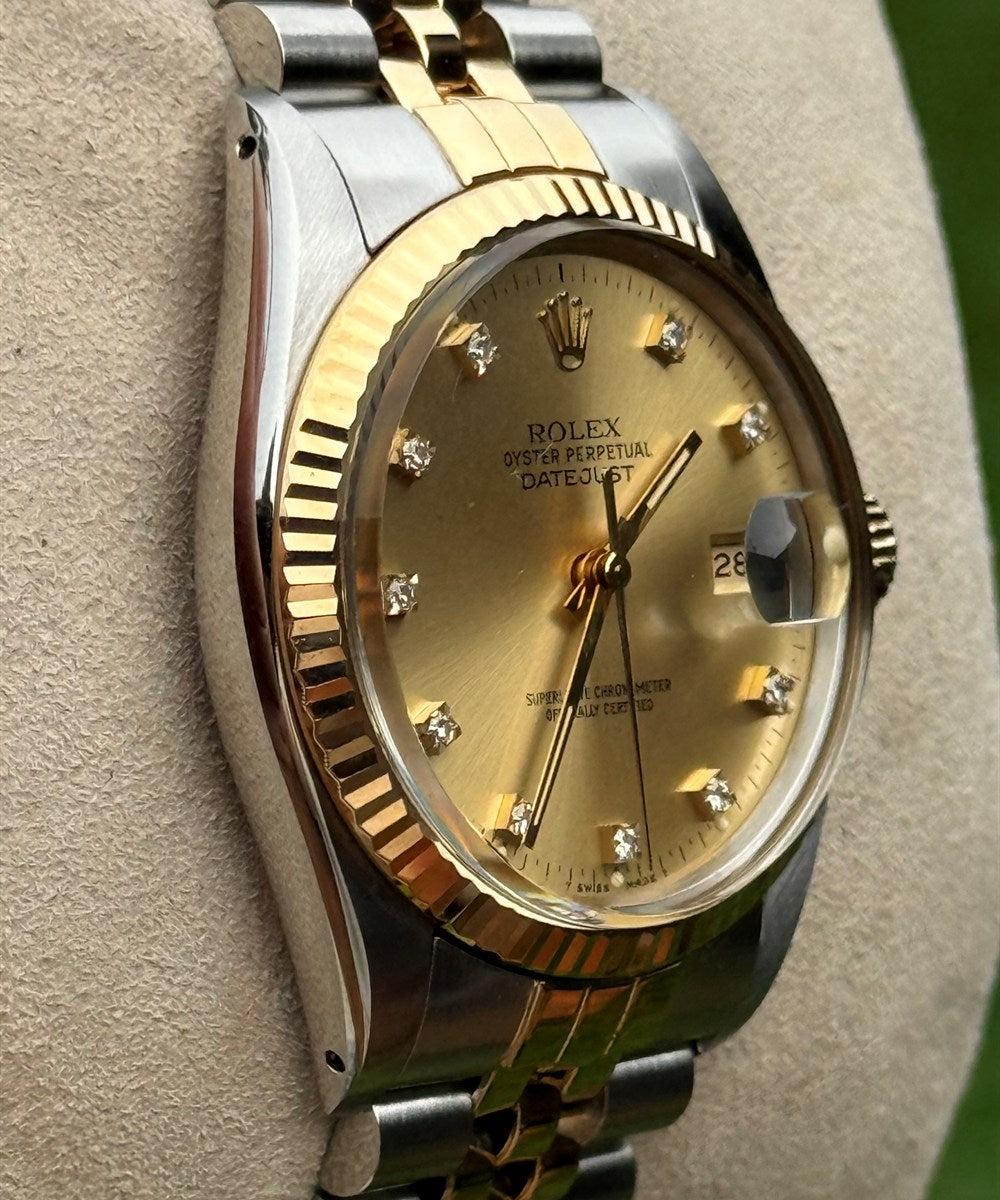 Rolex Datejust 36 - 16013 - 36 mm - Gold