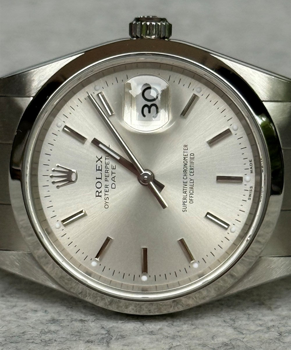 Rolex Oyster Perpetual Date - 15200 - 34 mm - Silber
