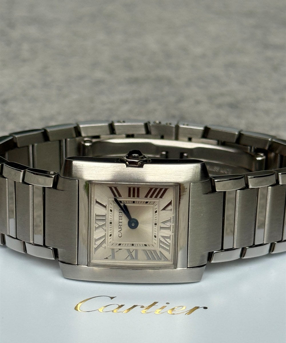 Cartier Tank Française - WSTA0065 - 25.7 x 21.2 mm - Silber