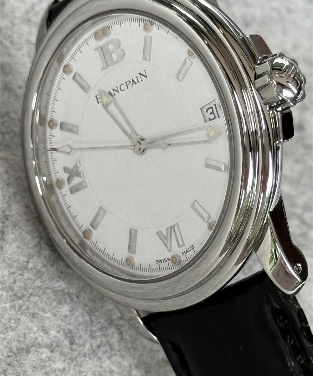 Blancpain Léman Ultra Slim - 2100.1127.53 - 38 mm - Weiß