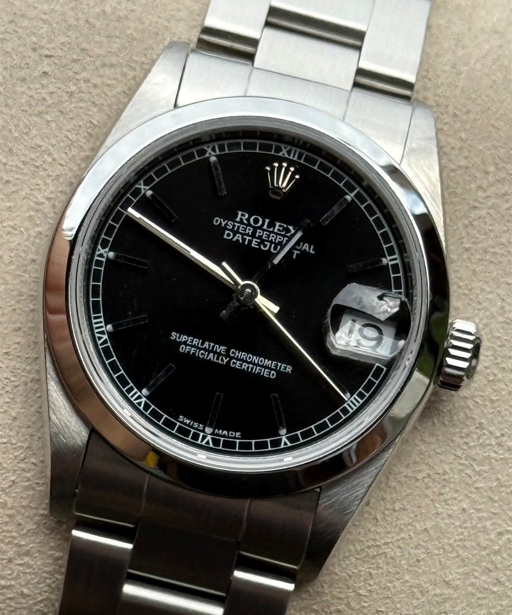 Rolex Datejust 31 - 68240 - 31 mm - Schwarz