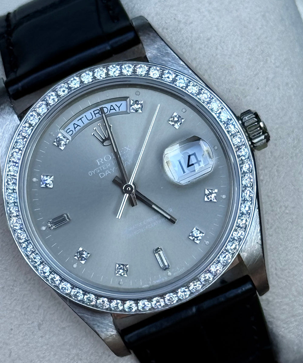 Rolex - Day-Date 36 - 18049 (Day-Date 36mm (bis 2000)) - super condition grey dial