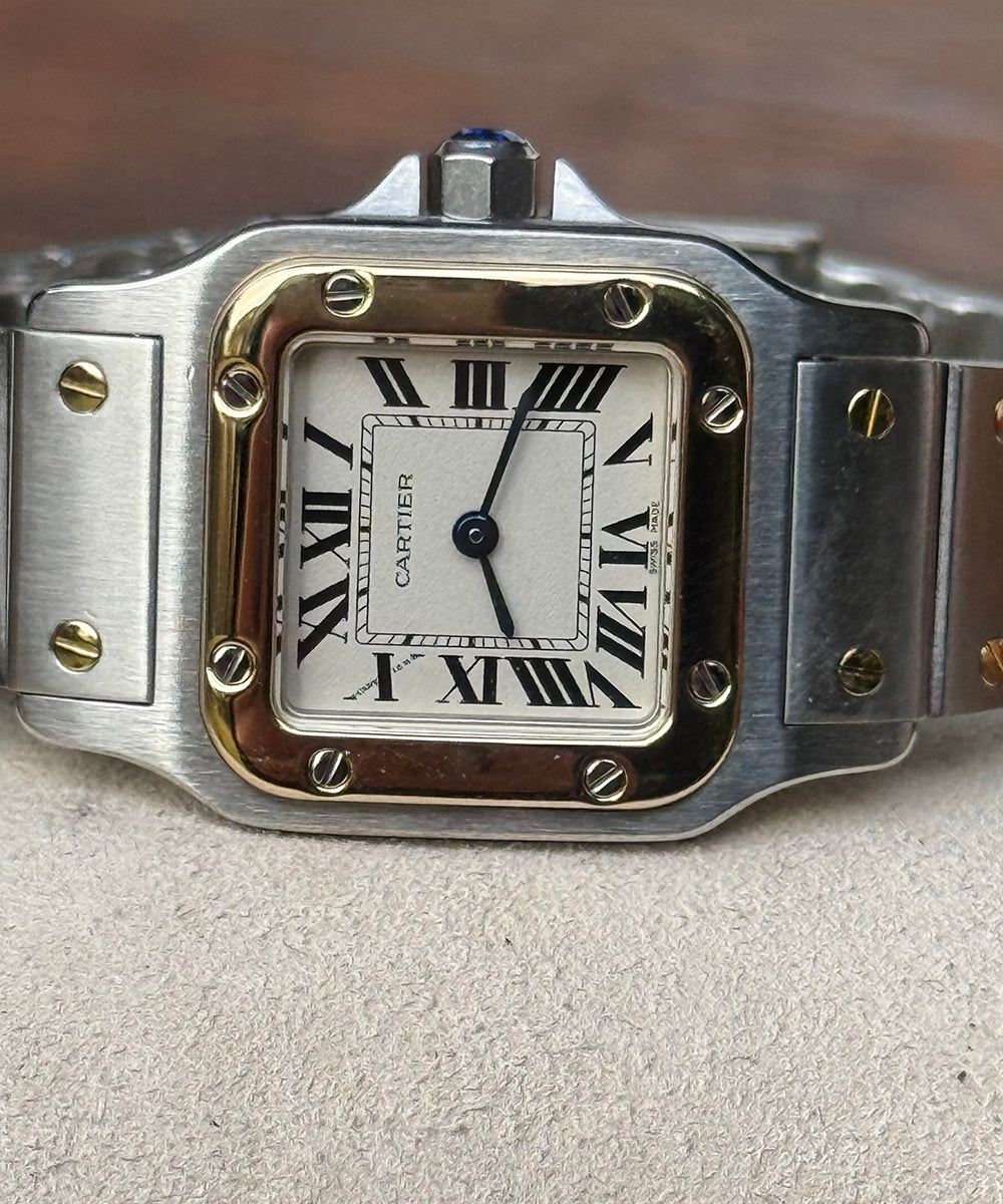 Cartier Santos Galbée - 1567 - Fullset Box + papers - excellent condition
